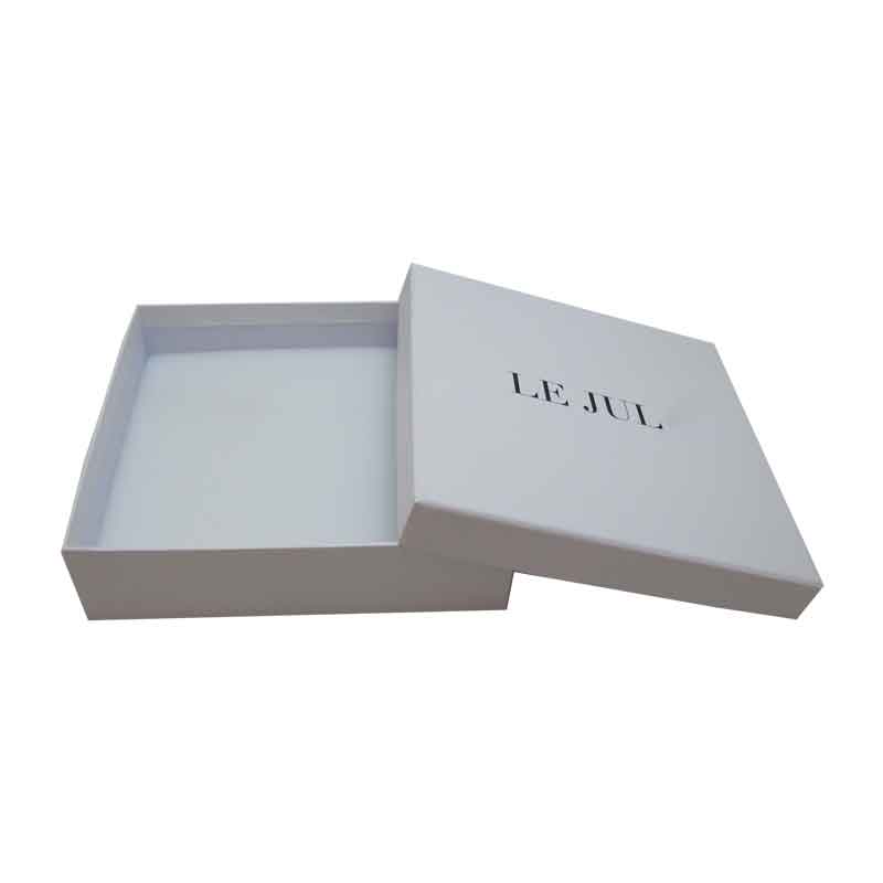 Luxury High Quality Lid And Base Gift Box Black Packaging Paper Top and Bottom Paperboard Box With Custom Logo