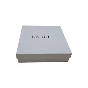 Luxury High Quality Lid And Base Gift Box Black Packaging Paper Top and Bottom Paperboard Box With Custom Logo